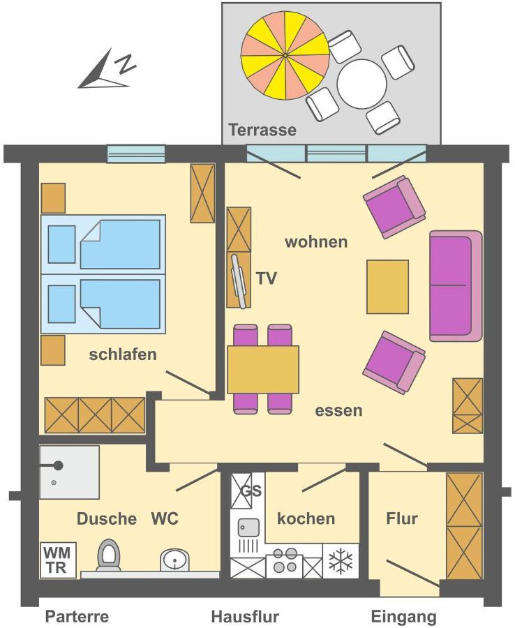 Ferienpark Freesenbruch Wohnung 4 2 - Ostseeperle Цингст Экстерьер фото